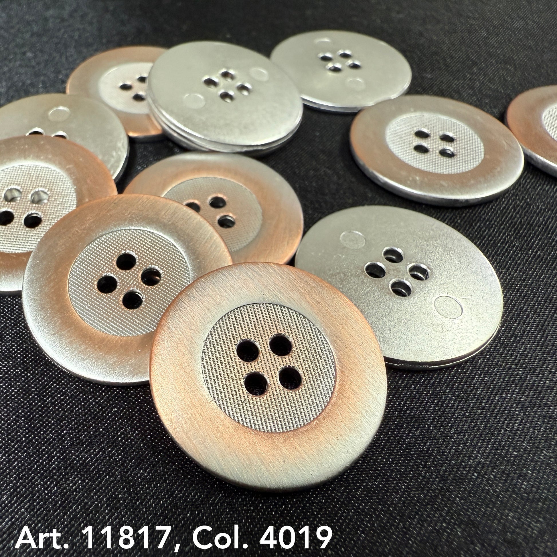 Four-hole-Button-Sewing-WholeSale-Silver-Color